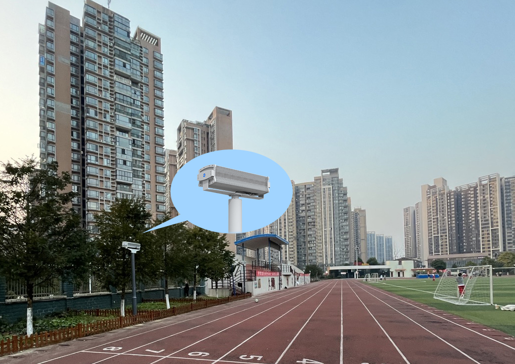 貴陽市新世界學(xué)校安裝操場定向聲系統(tǒng)