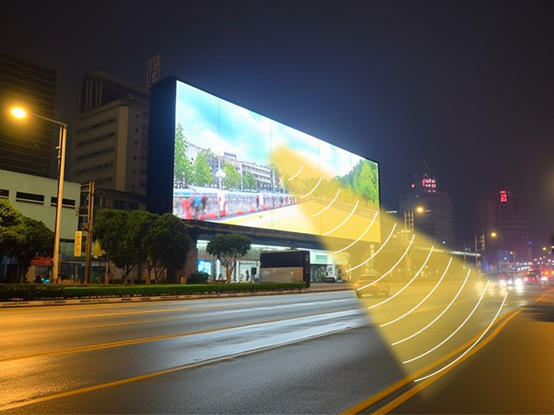 數(shù)字標(biāo)牌、廣告機(jī)、LED廣告屏等場景使用定向音箱