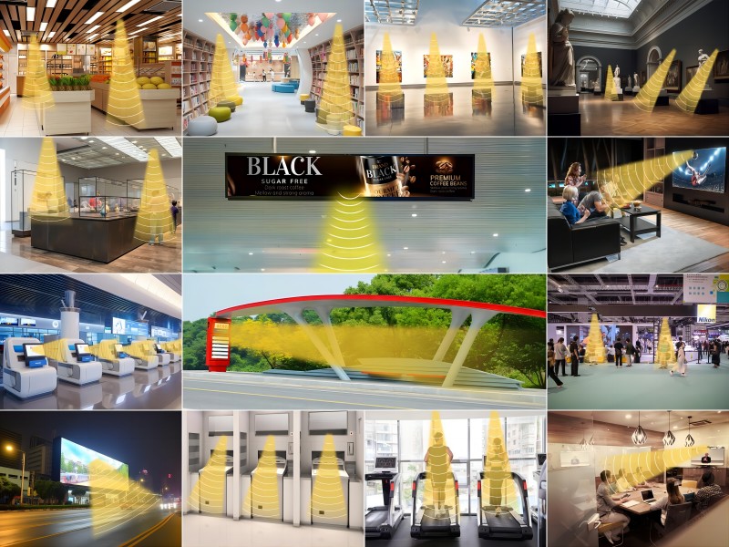 超聲波定向音響聚音寶應用場景集合