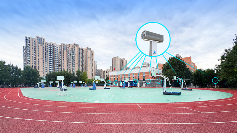 清聽聲學(xué)操場(chǎng)定向廣播系統(tǒng)落地北京朝陽外國(guó)語學(xué)校