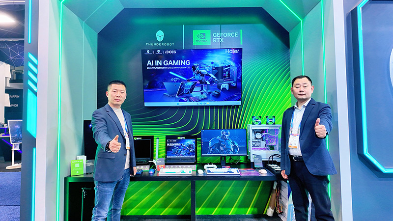 清聽聲學攜手雷神科技聯(lián)合發(fā)布全球首款黑武士聚音屏電競顯示器及全新電競筆記本