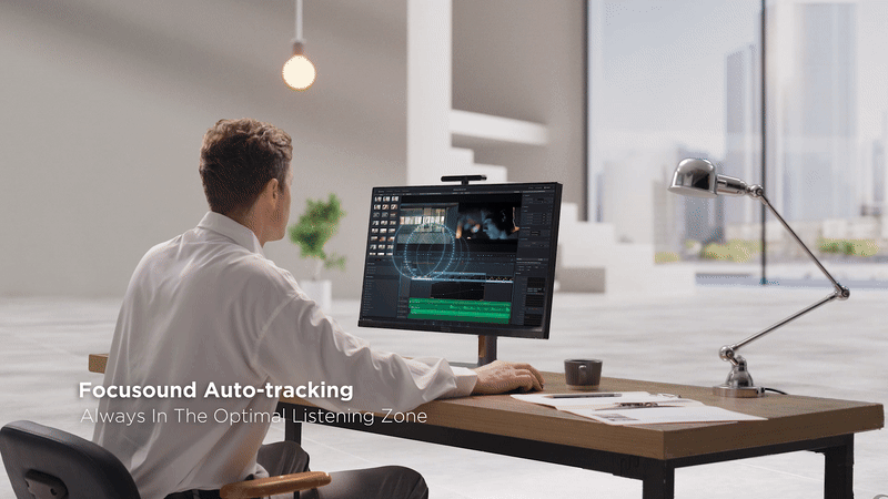 集成清聽聲學(xué)聚音屏技術(shù)的一體機電腦